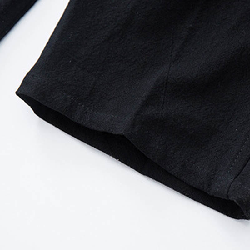 Ensemble 2 pièces pour homme, chemise à manches longues et pantalon en coton à boutons de grenouille, motif vigne jacquard, Buddha Stones - image 13