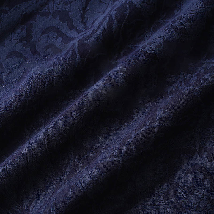 Ensemble 2 pièces pour homme, chemise à manches longues et pantalon en coton à boutons de grenouille, motif vigne jacquard, Buddha Stones - image 8