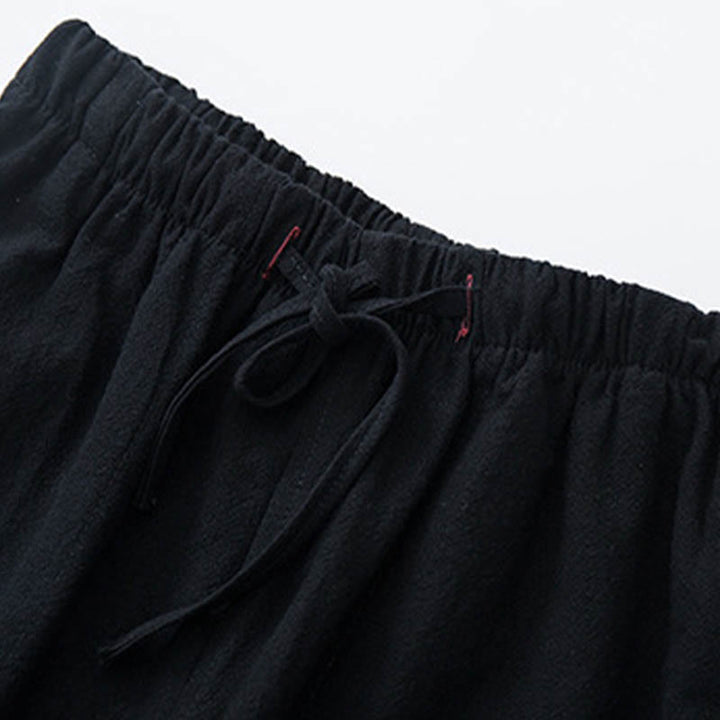 Ensemble 2 pièces pour homme, chemise à manches longues et pantalon en coton à boutons de grenouille, motif vigne jacquard, Buddha Stones - image 11