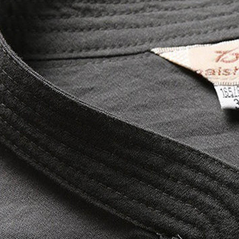 Ensemble de 2 pièces de costume Tang uni pour homme avec chemise à manches longues et pantalon à boutons de Buddha Stones - image 6