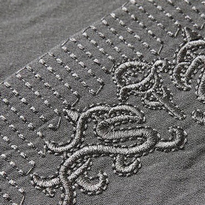 Ensemble de 2 pièces de costume Tang uni pour homme avec chemise à manches longues et pantalon à boutons de Buddha Stones - image 8