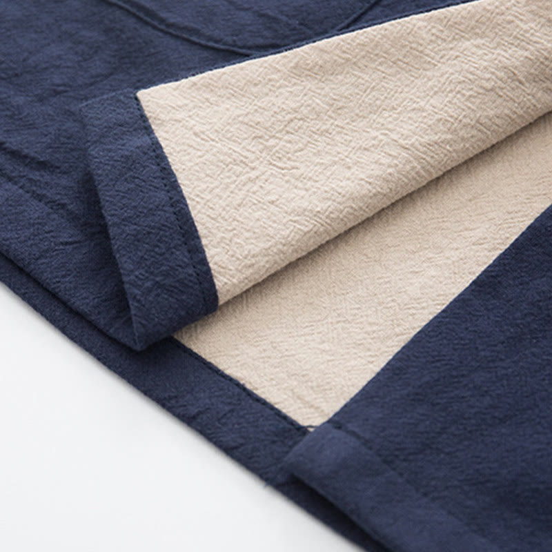 Ensemble chemise à manches longues et pantalon en lin pour homme, 2 pièces, motif Buddha Stones , Zen Tang - image 30