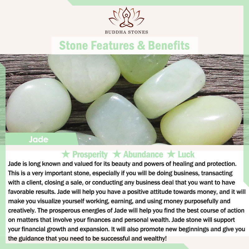 Buddha Stones en jade Hetian avec papillon et magnolia