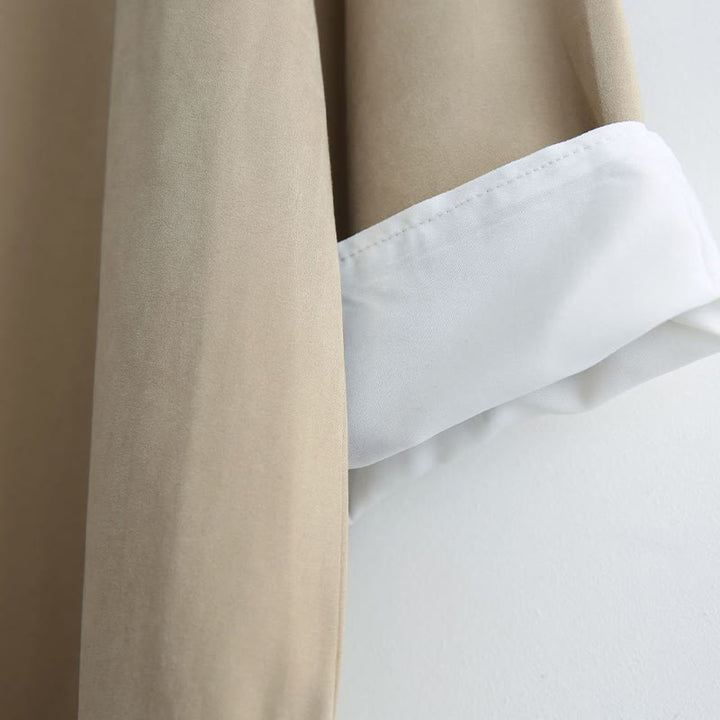 Robe de costume Tang chinoise en coton à boutons de grenouille pour homme, couleur unie, motif de Buddha Stones - image 17