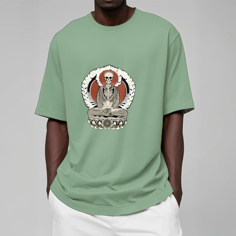 T-shirt à motif squelette de Buddha Stones - image 16