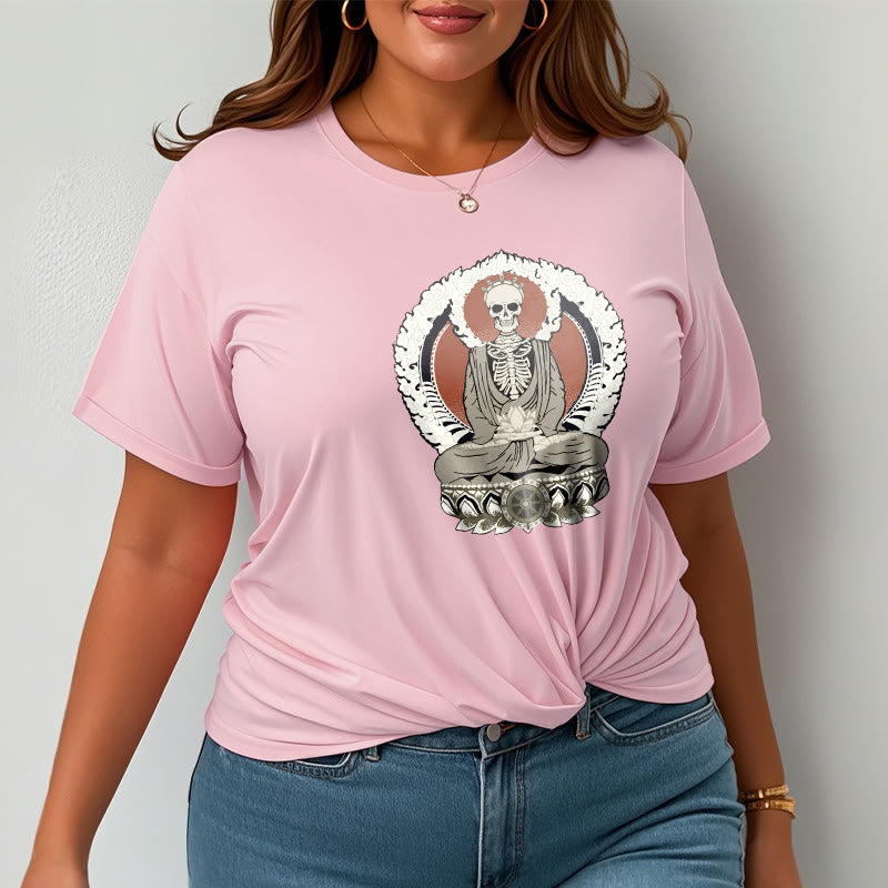 T-shirt à motif squelette de Buddha Stones - image 14