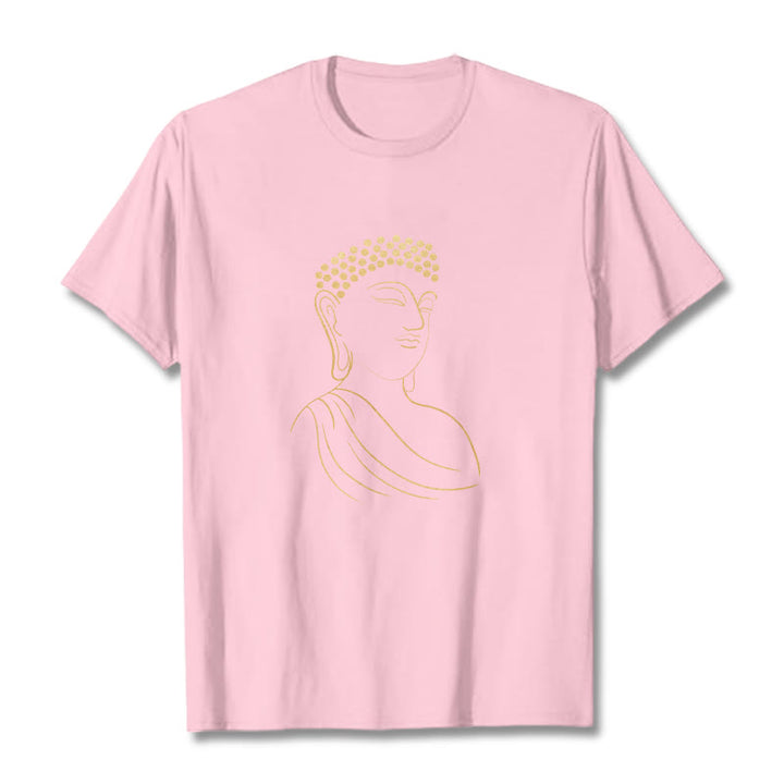 T-shirt à motif Buddha Stones - Rose clair - 2XL - image 13
