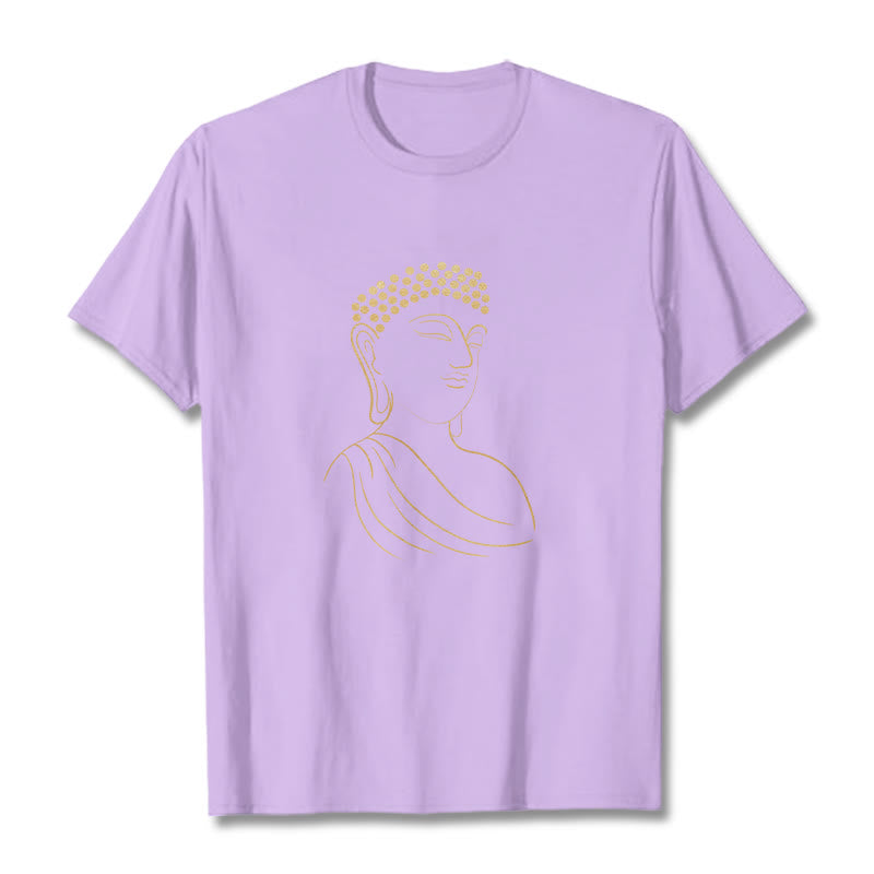 T-shirt à motif Buddha Stones - Prune - 2XL - image 17