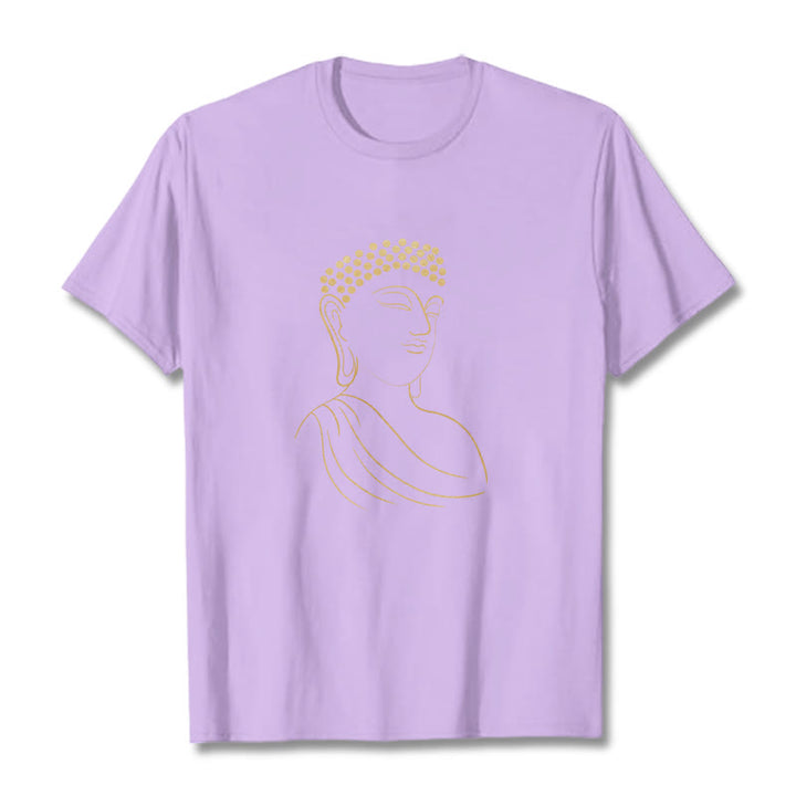 T-shirt à motif Buddha Stones - Prune - 2XL - image 17