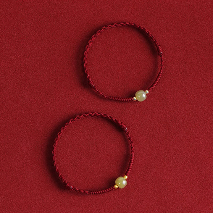 Bracelet de cheville tressé en Buddha Stones Pierres de Bouddha Protection Chance - image 4