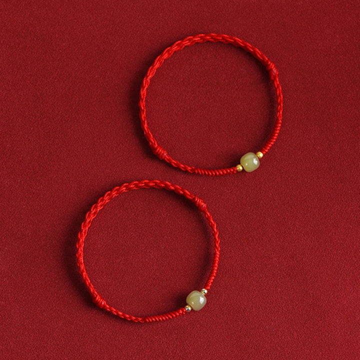Bracelet de cheville tressé en Buddha Stones Pierres de Bouddha Protection Chance - image 14