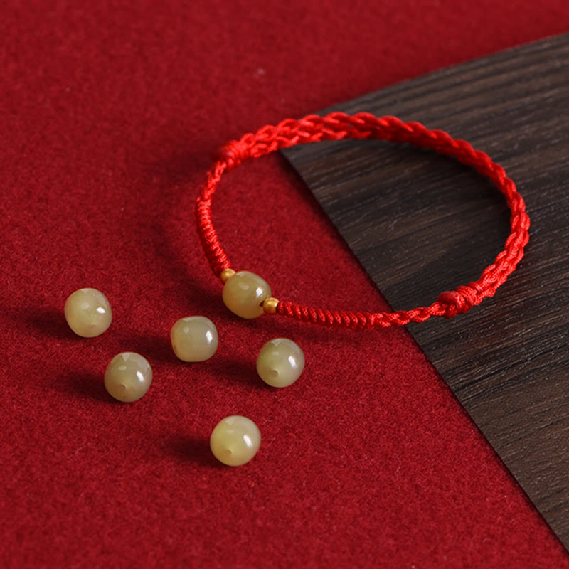 Bracelet de cheville tressé en Buddha Stones Pierres de Bouddha Protection Chance - image 15