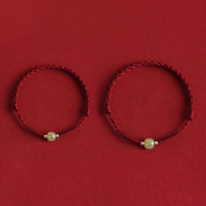 Bracelet de cheville tressé en Buddha Stones Pierres de Bouddha Protection Chance - image 3