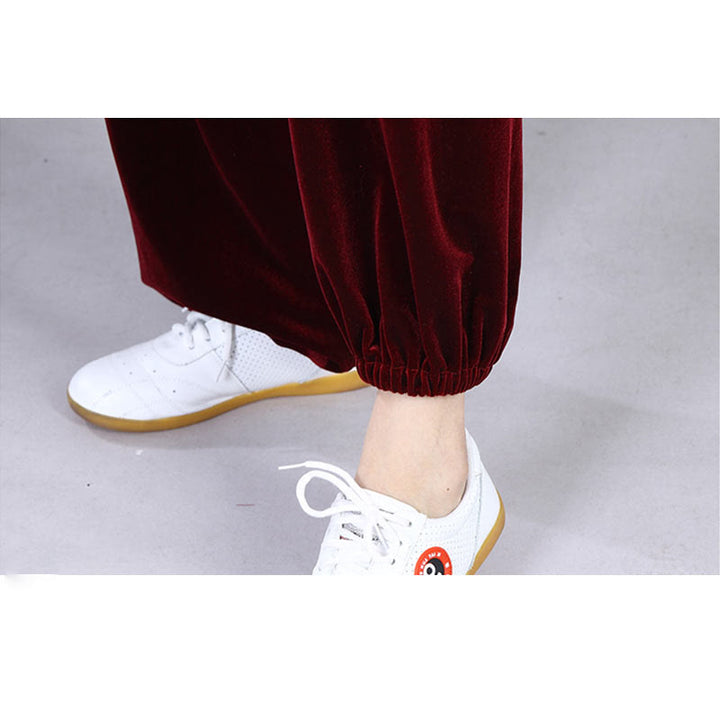 Ensemble de vêtements de méditation en velours unisexe avec boutons en forme de grenouille pour l'automne et l'hiver, 2 pièces, Buddha Stones - image 12