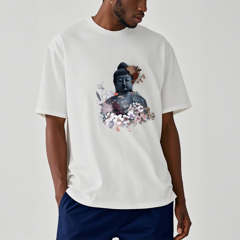 T-shirt à motif Bouddha Buddha Stones - image 2