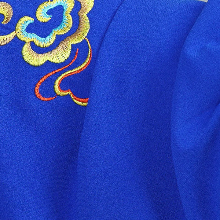 Ensemble de vêtements unisexe en coton Buddha Stones et nuages colorés d'automne, Tai Chi, méditation, Qigong, pratique zen