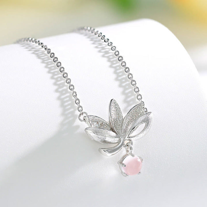 Collier pendentif en argent sterling 925 Buddha Stones et lotus pour éloigner les mauvais esprits - image 9