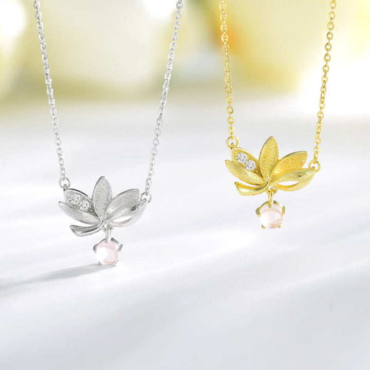 Collier pendentif en argent sterling 925 Buddha Stones et lotus pour éloigner les mauvais esprits - image 10