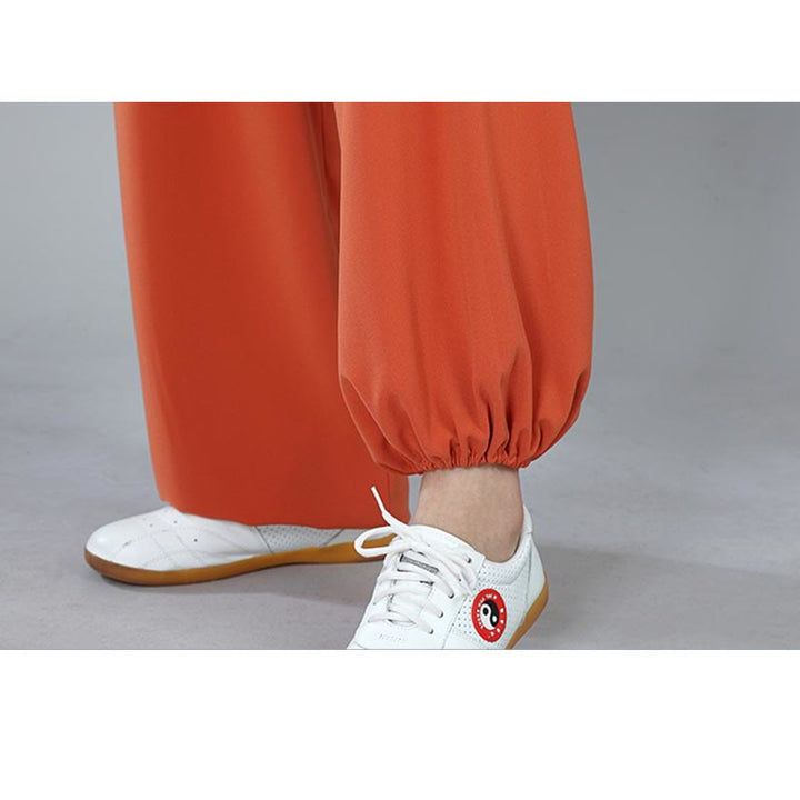 Ensemble de vêtements unisexe en coton avec Buddha Stones , 2 pièces, couleur unie, bouton grenouille, Tai Chi, méditation, Qigong, pratique zen