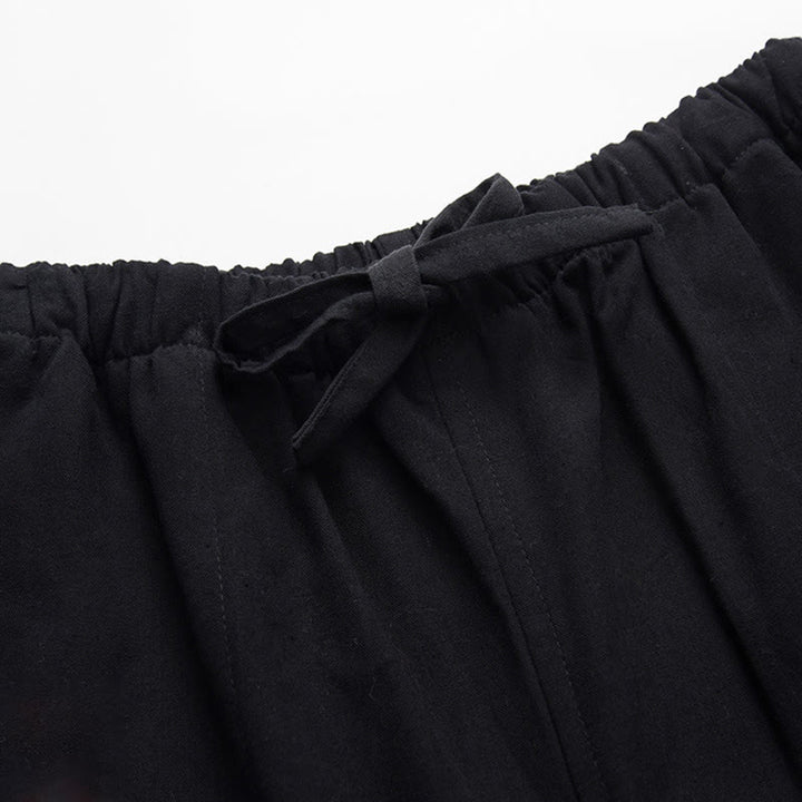 Ensemble 2 pièces pour homme avec chemise à manches longues et pantalon en coton à boutons de Buddha Stones - image 10