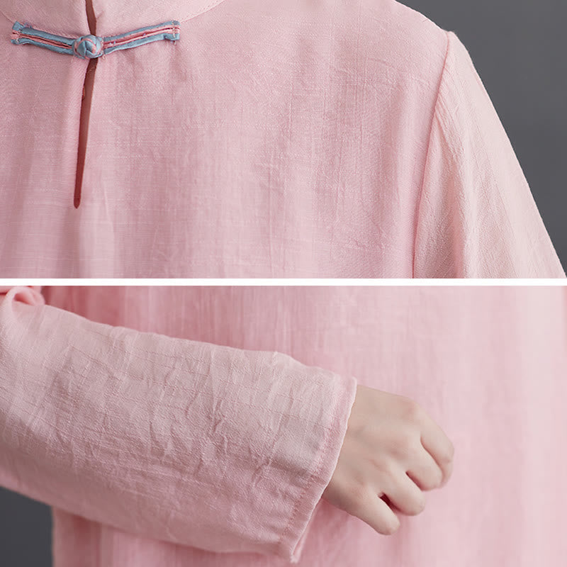 Ensemble de vêtements de méditation pour femme, chemise à manches longues et pantalon, 2 pièces, Buddha Stones - image 9