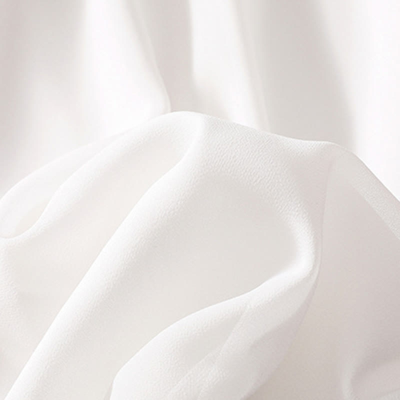 Robe chemise à boutons-grenouilles et broderies de fleurs pour femmes Buddha Stones Pantalon à jambe large - image 21