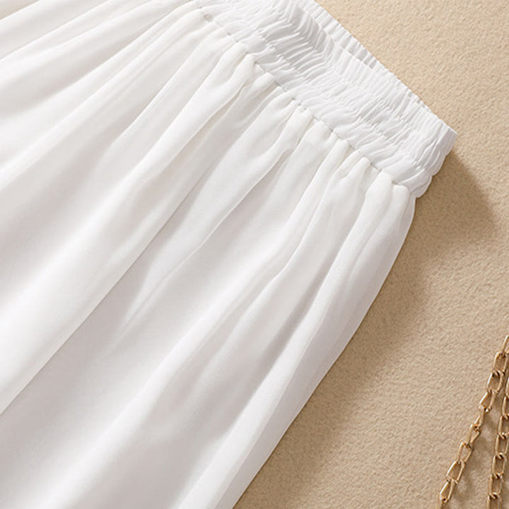 Robe chemise à boutons-grenouilles et broderies de fleurs pour femmes Buddha Stones Pantalon à jambe large - image 18