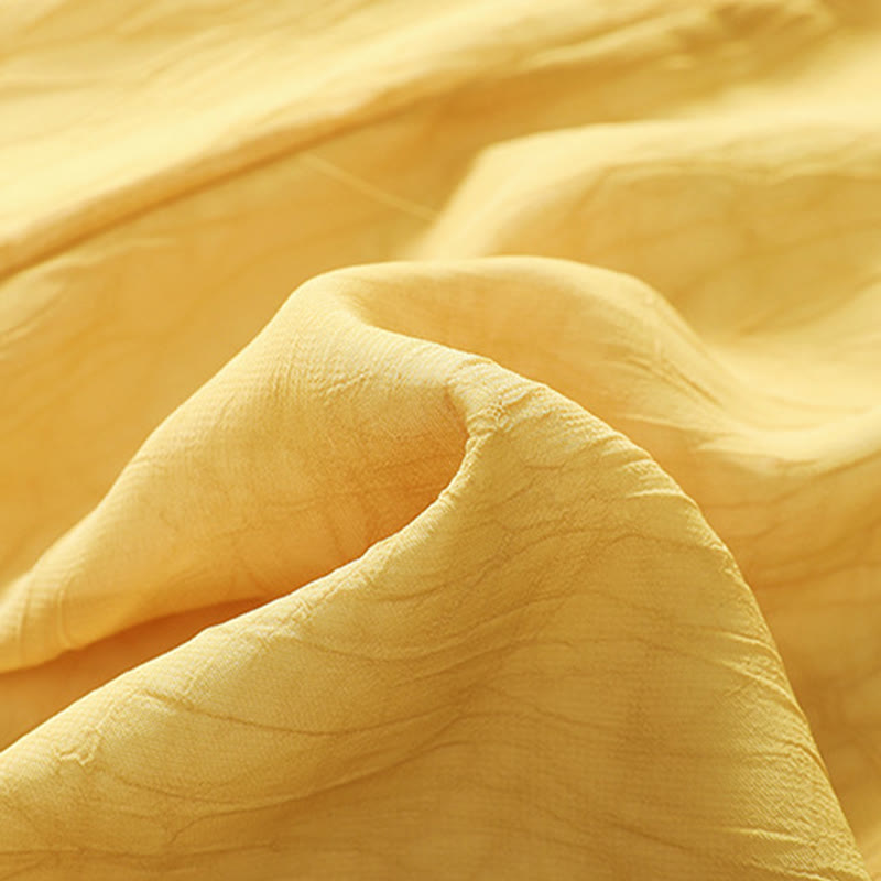 Robe chemise à boutons-grenouilles et broderies de fleurs pour femmes Buddha Stones Pantalon à jambe large - image 12