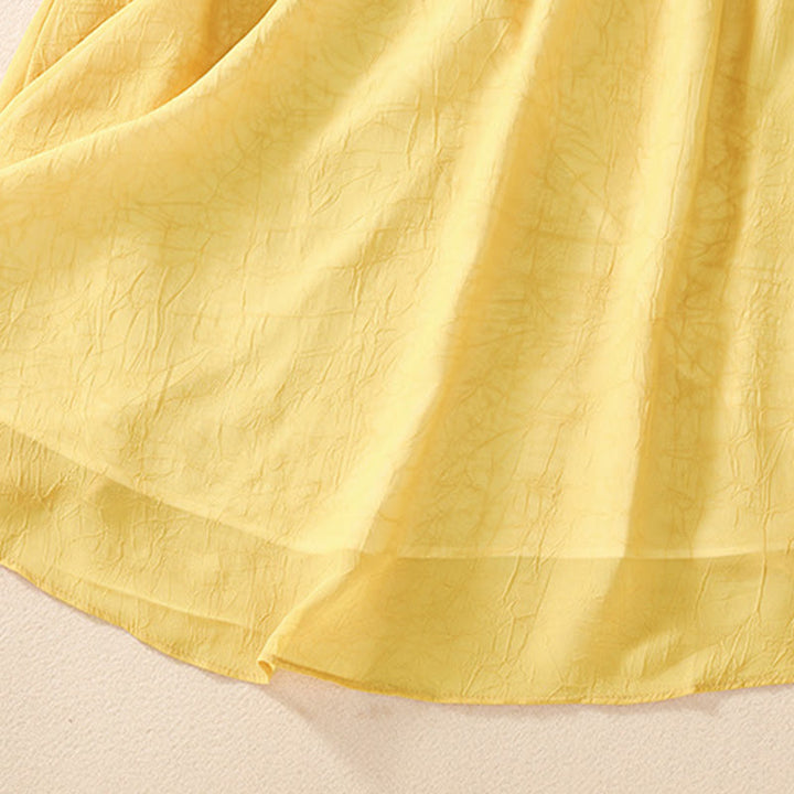 Robe chemise à boutons-grenouilles et broderies de fleurs pour femmes Buddha Stones Pantalon à jambe large - image 11