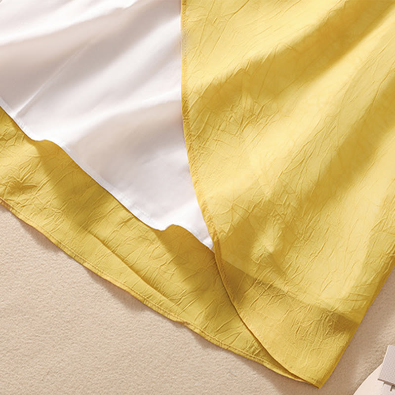 Robe chemise à boutons-grenouilles et broderies de fleurs pour femmes Buddha Stones Pantalon à jambe large - image 9