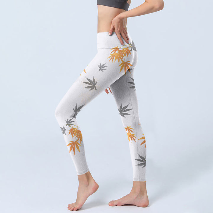 Pantalon de yoga pour femme Buddha Stones Maple Gym Leggings - image 3