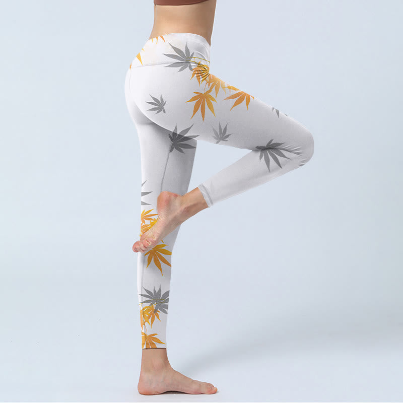 Pantalon de yoga pour femme Buddha Stones Maple Gym Leggings - image 4