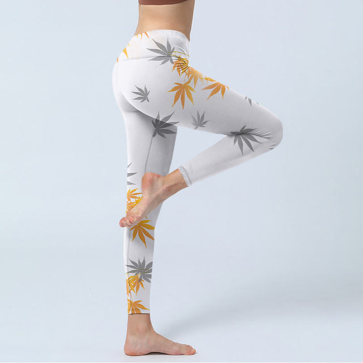 Pantalon de yoga pour femme Buddha Stones Maple Gym Leggings - image 4