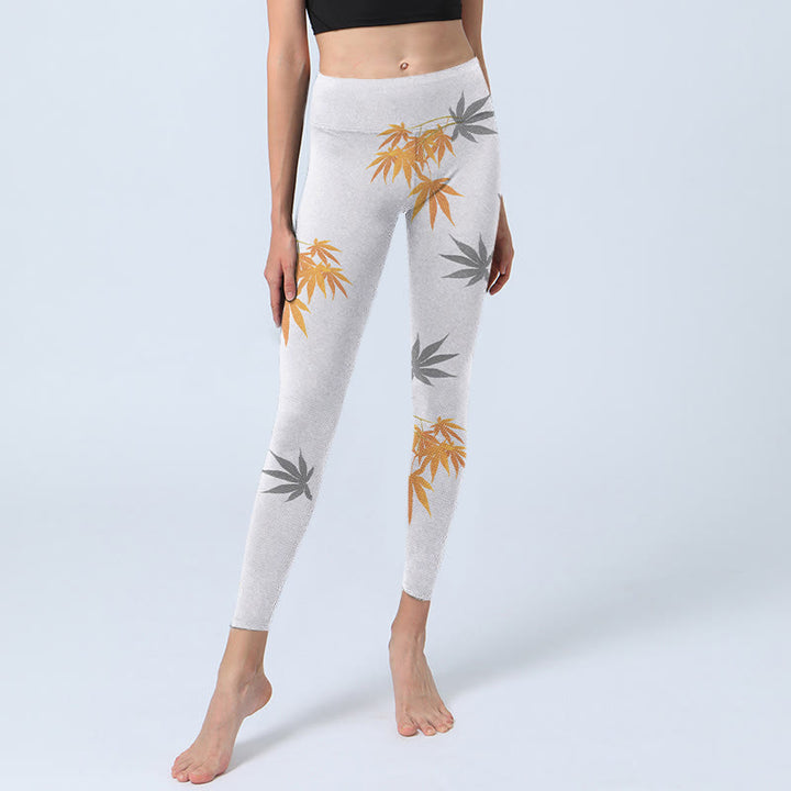 Pantalon de yoga pour femme Buddha Stones Maple Gym Leggings - image 6