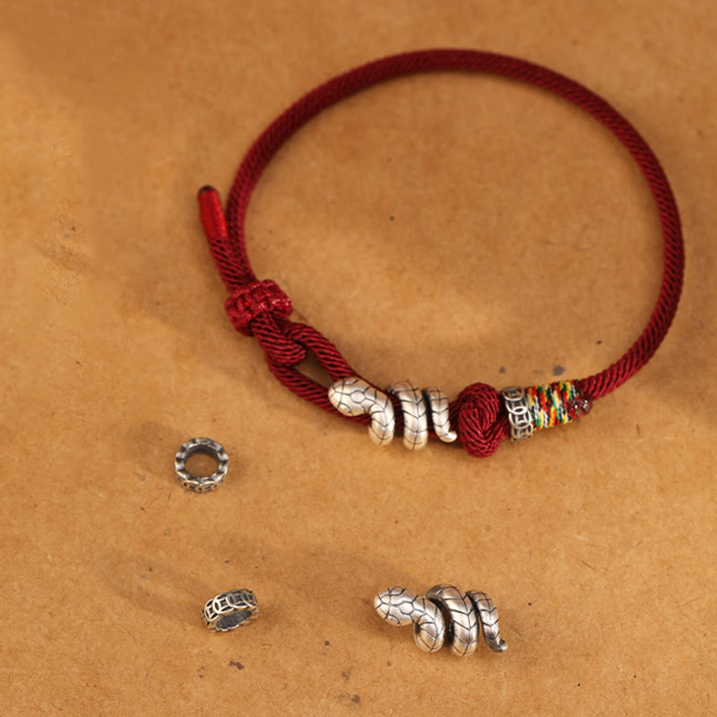 Buddha Stones Bracelet porte-bonheur serpent Année du serpent - image 7