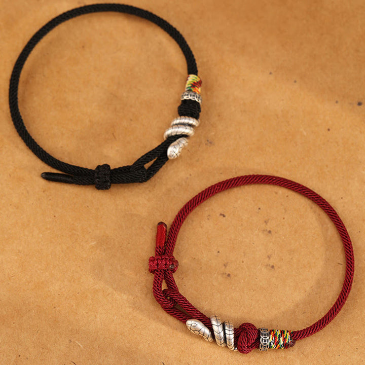 Buddha Stones Bracelet porte-bonheur serpent Année du serpent - image 12