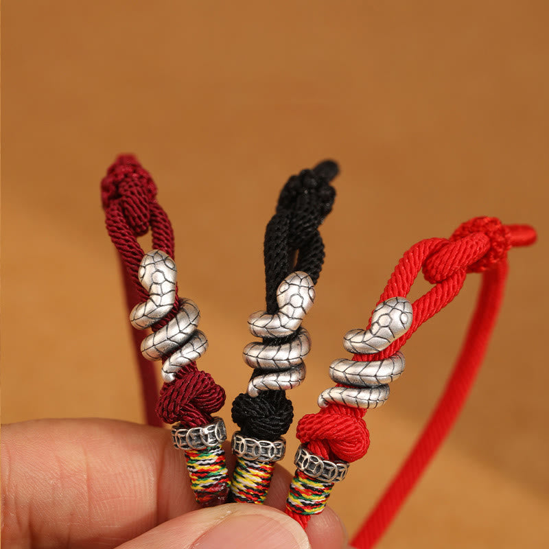 Buddha Stones Bracelet porte-bonheur serpent Année du serpent - image 1