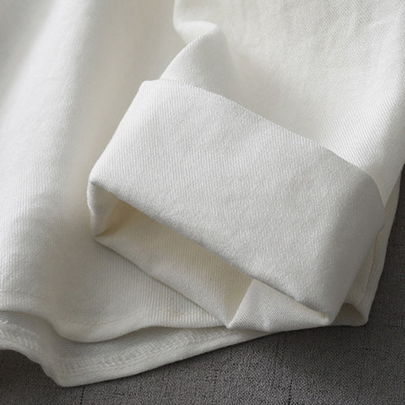 Chemise à manches longues et boutons de couleur unie pour femme avec Buddha Stones - image 7