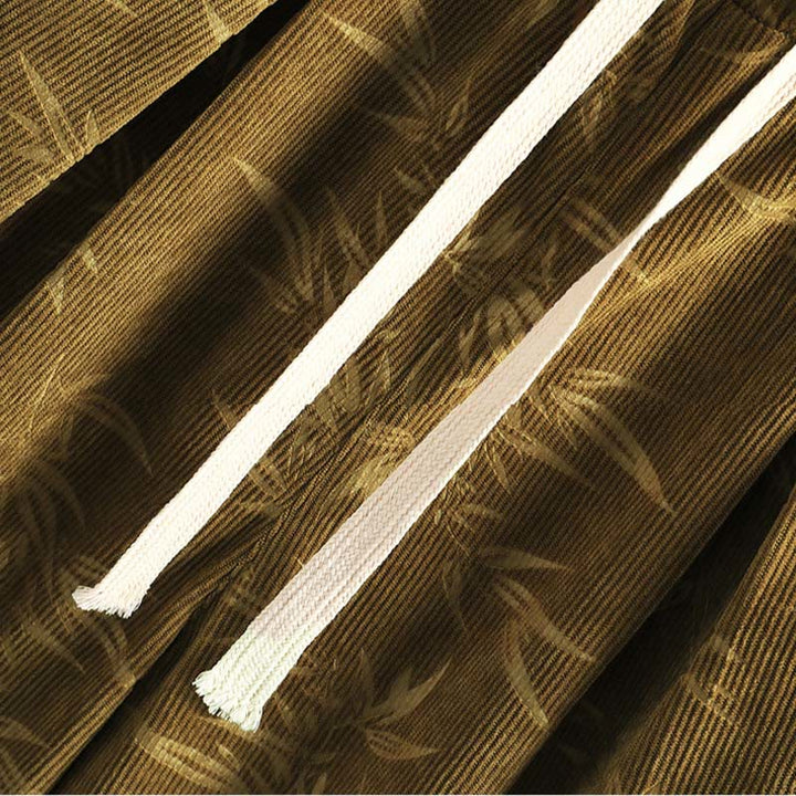 Pantalon large en coton avec cordon de serrage et poches pour homme Motif Buddha Stones - image 10