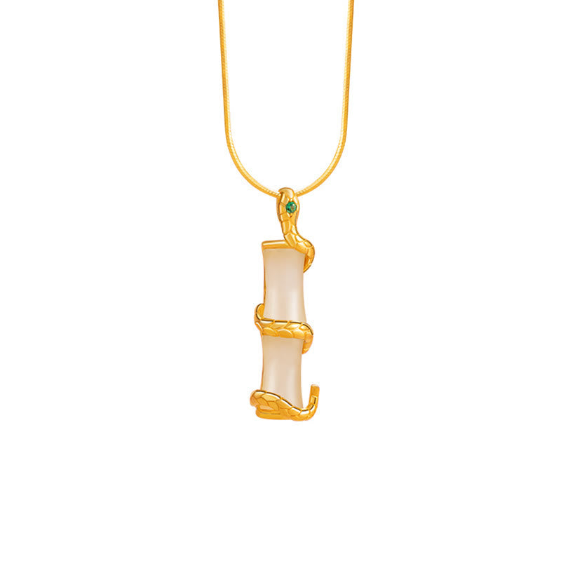Collier pendentif en argent sterling 925 avec Buddha Stones et jade Hetian Année du serpent - image 10