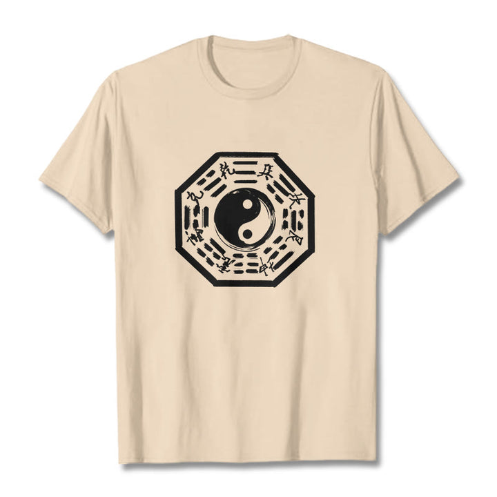 T-shirt en coton à motif Buddha Stones Ba Gua - Bisque - 2XL - image 12