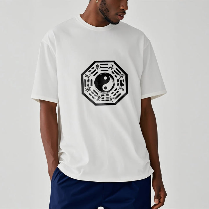 T-shirt en coton à motif Buddha Stones Ba Gua - image 6