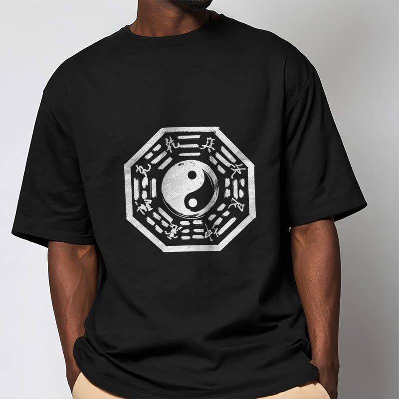T-shirt en coton à motif Buddha Stones Ba Gua - image 2
