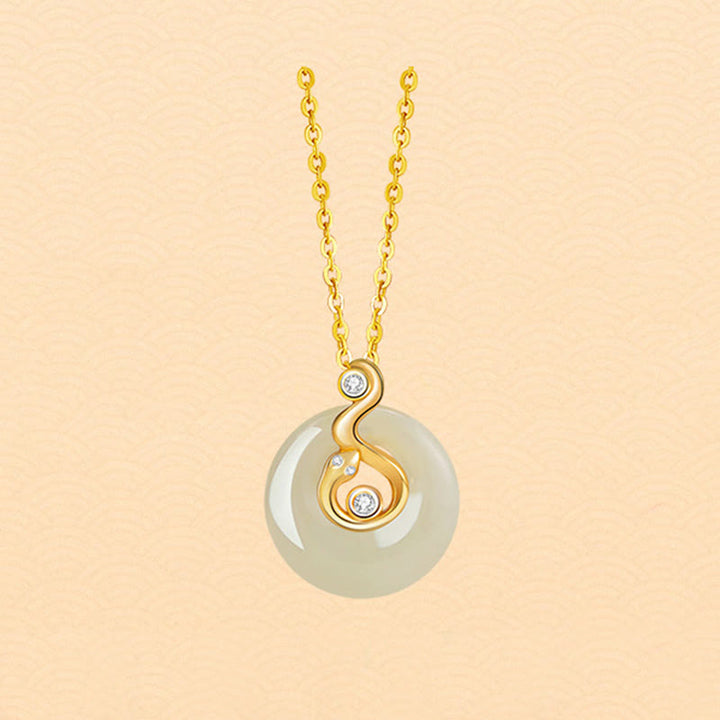 Collier pendentif en argent sterling 925 Buddha Stones et zodiaque chinois Hetian Jade Abondance - image 18