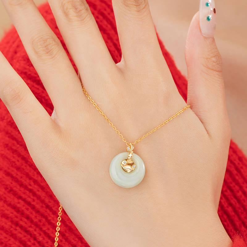 Collier pendentif en argent sterling 925 Buddha Stones et zodiaque chinois Hetian Jade Abondance - image 15