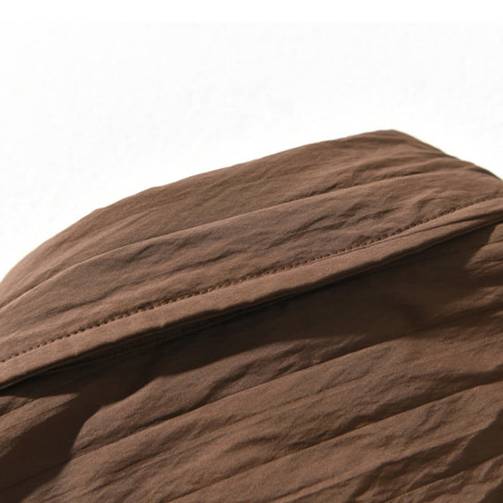 Chemise décontractée à manches longues et poche pour homme avec motif Buddha Stones - image 9