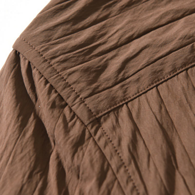 Chemise décontractée à manches longues et poche pour homme avec motif Buddha Stones
