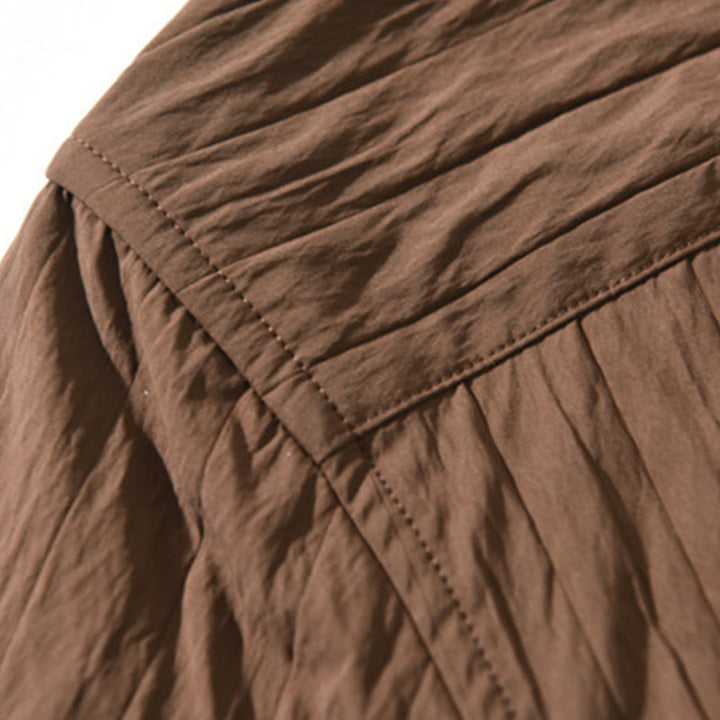 Chemise décontractée à manches longues et poche pour homme avec motif Buddha Stones