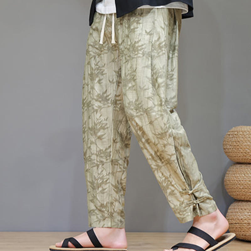 Pantalon pour homme avec cordon de serrage et poches en bambou Buddha Stones - image 2