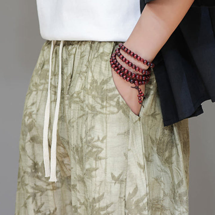 Pantalon pour homme avec cordon de serrage et poches en bambou Buddha Stones - image 9